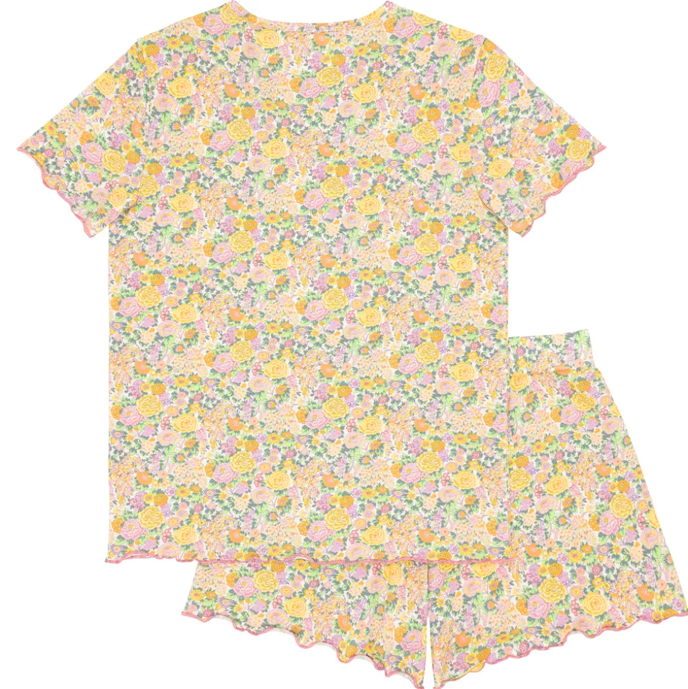 Women’s Elysian Day Shirt And Short Pima Pajamas Set
