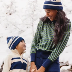 Women’s Evergreen Stripe Knit Sweater