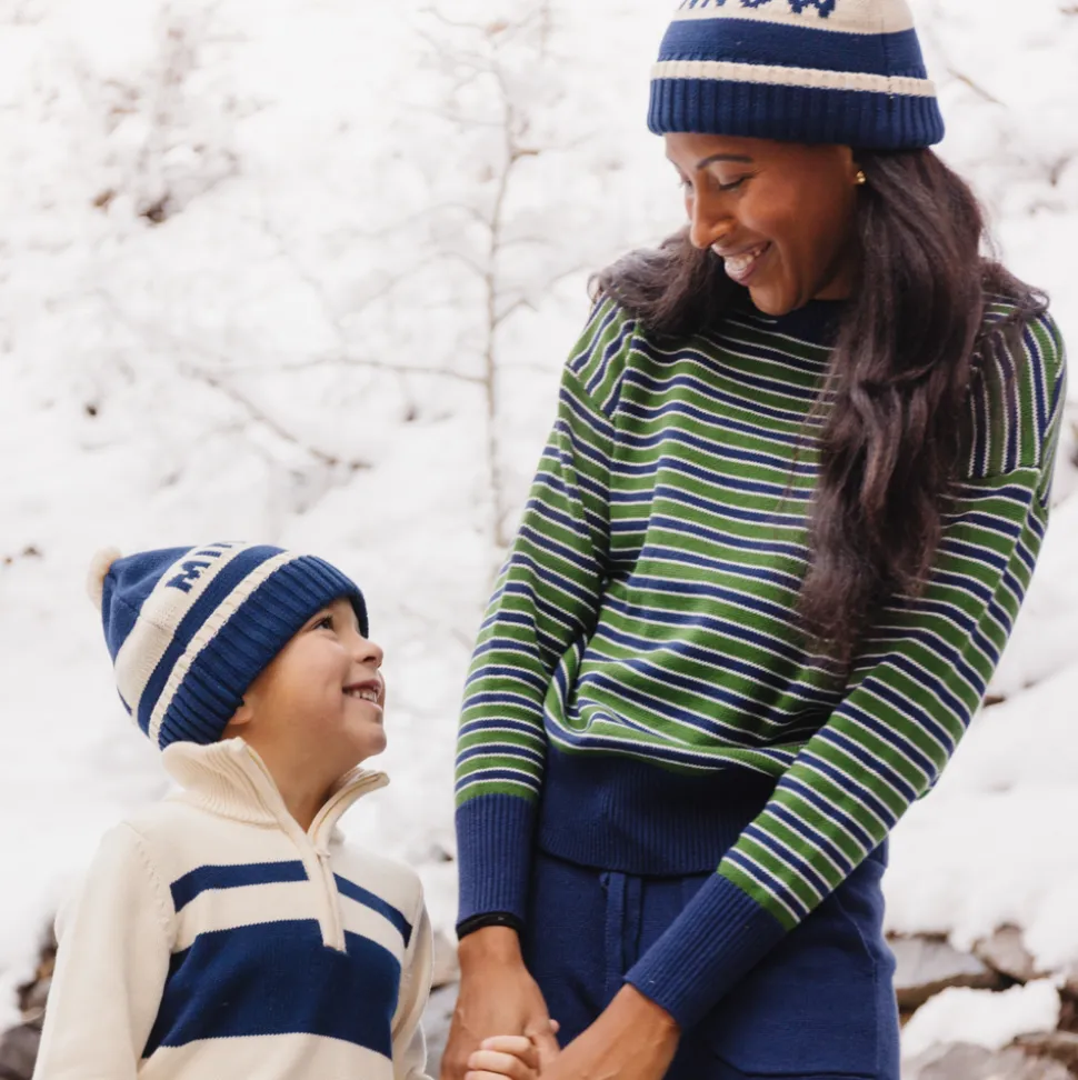 Women’s Evergreen Stripe Knit Sweater