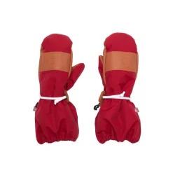 Women's Heritage Red Waterproof Ski Mitten