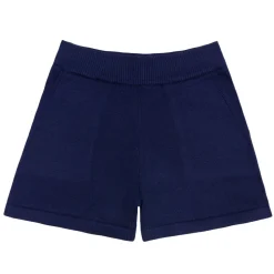 Women's Navy Knit Short
