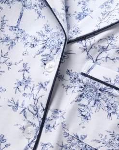 Women’s Pima Crop Set in Timeless Toile