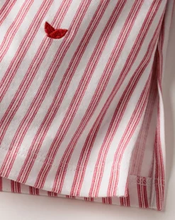 Women’s Pima Harlow Nightgown in Antique Red Ticking