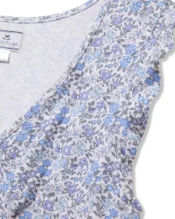 Women’s Pima Harper Nightgown in Fleur d’Azur