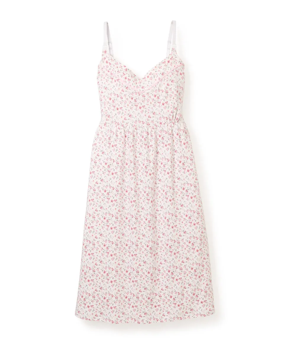 Women’s Pima Maternity Nightgown in Dorset Floral