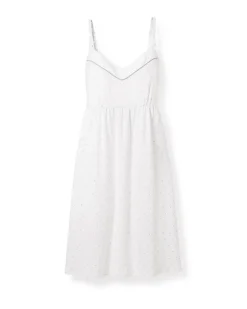 Women’s Pima Maternity Nightgown in Grey Stars