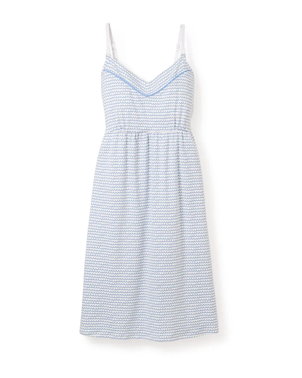 Women’s Pima Maternity Nightgown in La Mer