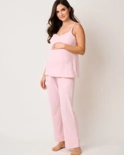 Women’s Pima Maternity Pants in Pink