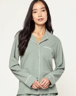 Women’s Pima Pajama Set in Sage
