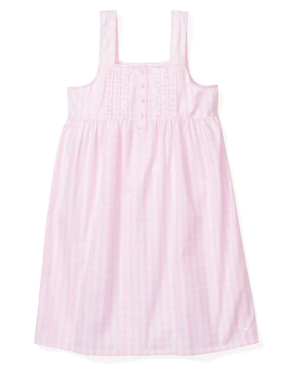 Women’s Pink Gingham Charlotte Nightgown