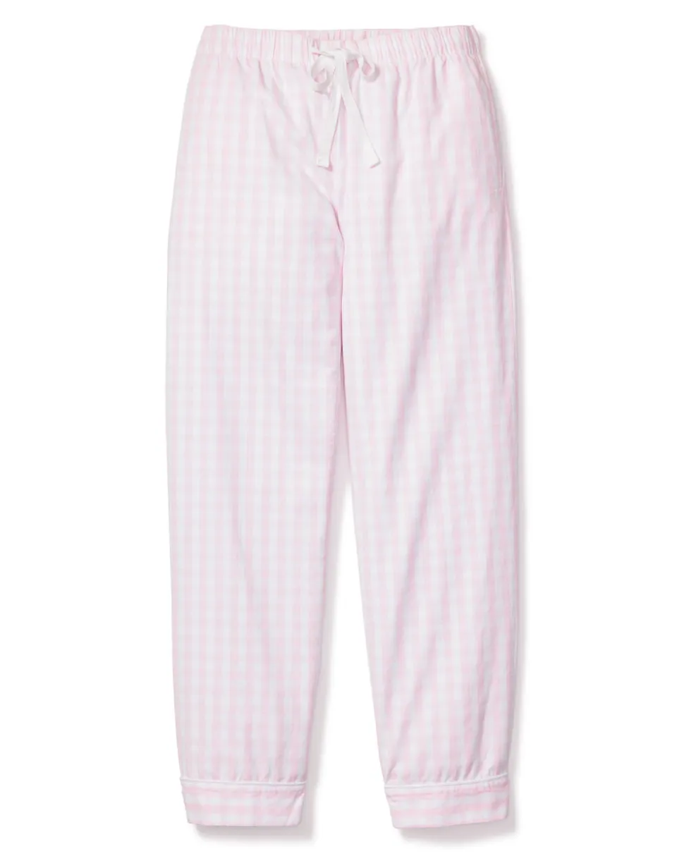 Women’s Pink Gingham Pants