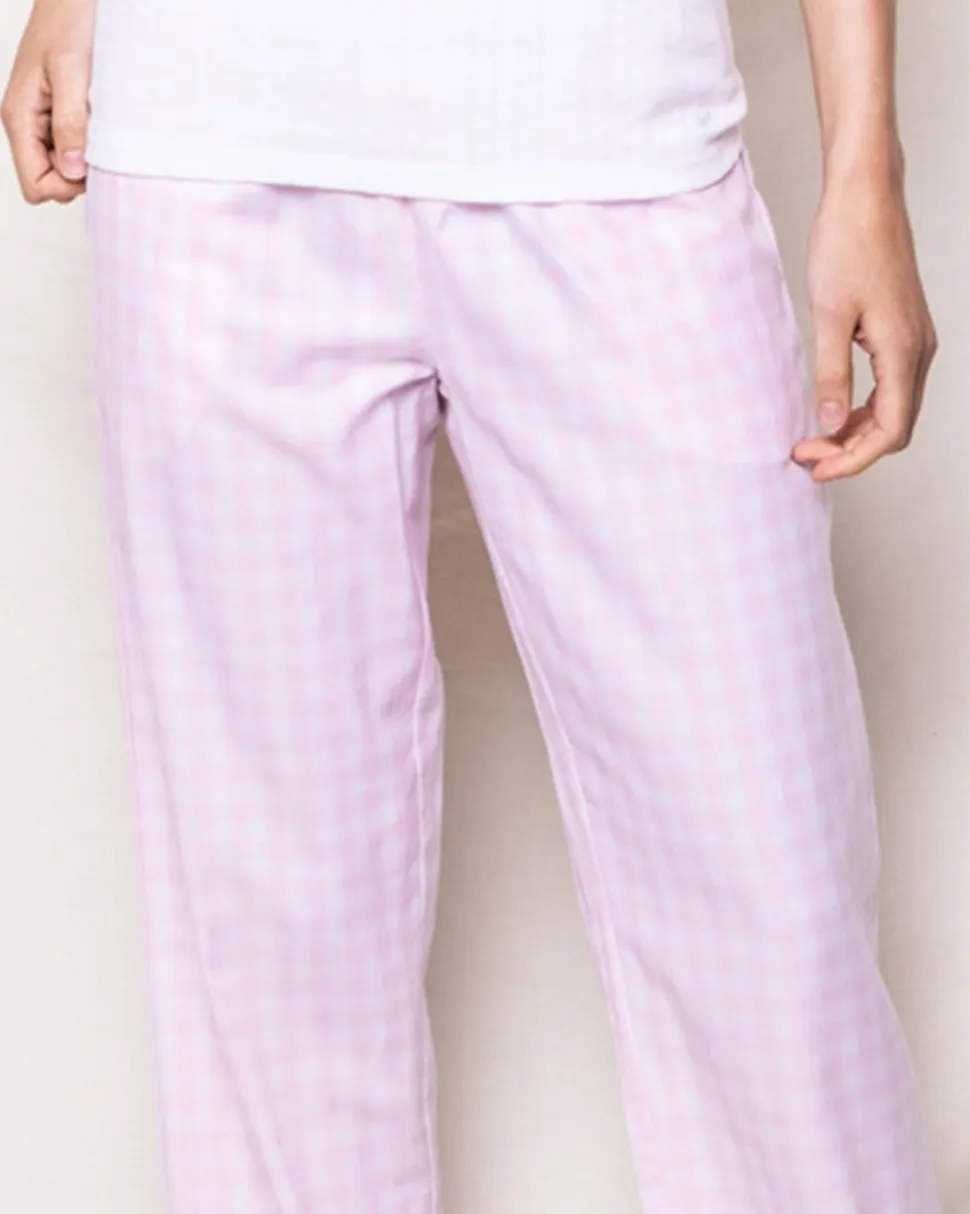 Women’s Pink Gingham Pants