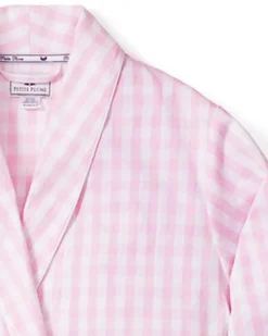 Women’s Pink Gingham Robe