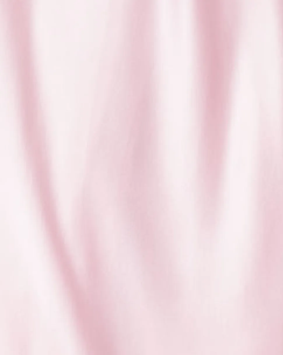 Women’s Pink Silk Camisole and Short Set