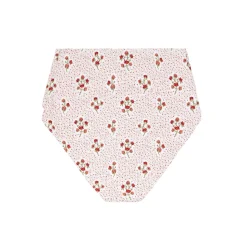 Women's Raspberry Red High Waist Bikini Bottom