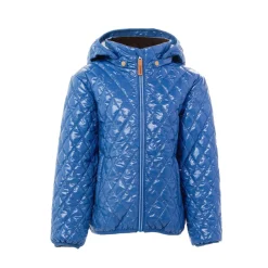 Women's Shiny Mountain Blue Quilted Puffer Jacket