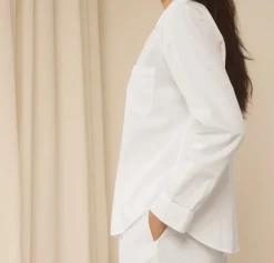 Women's Signature Long Sleeve & Pants Pajama Set in White