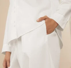 Women's Signature Long Sleeve & Pants Pajama Set in White