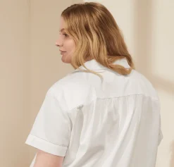 Women's Signature Short Sleeve & Shorts Pajama Set in White