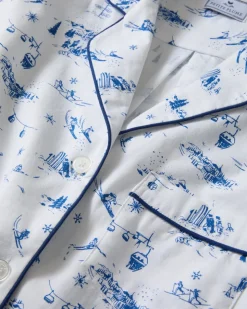 Women’s Twill Nightshirt in Chalet Toile