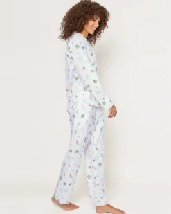 Women's Twill Pajama Set in 12 Days of Christmas