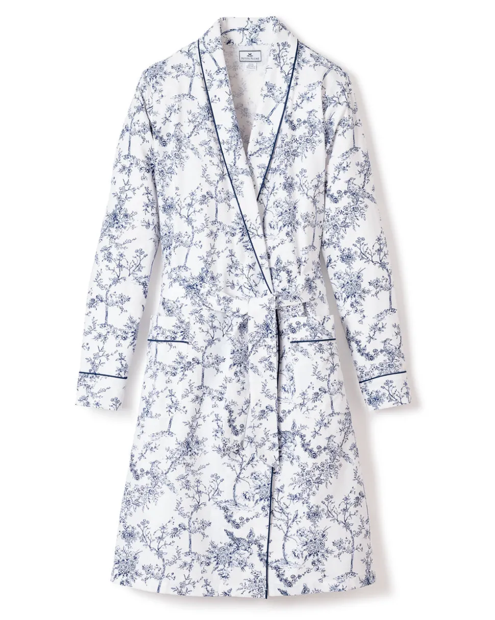 Women’s Twill Robe in Timeless Toile
