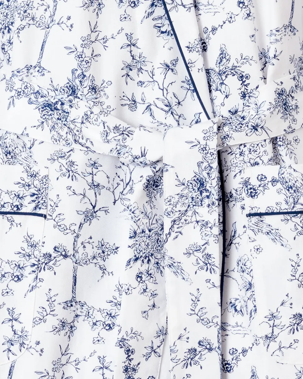 Women’s Twill Robe in Timeless Toile