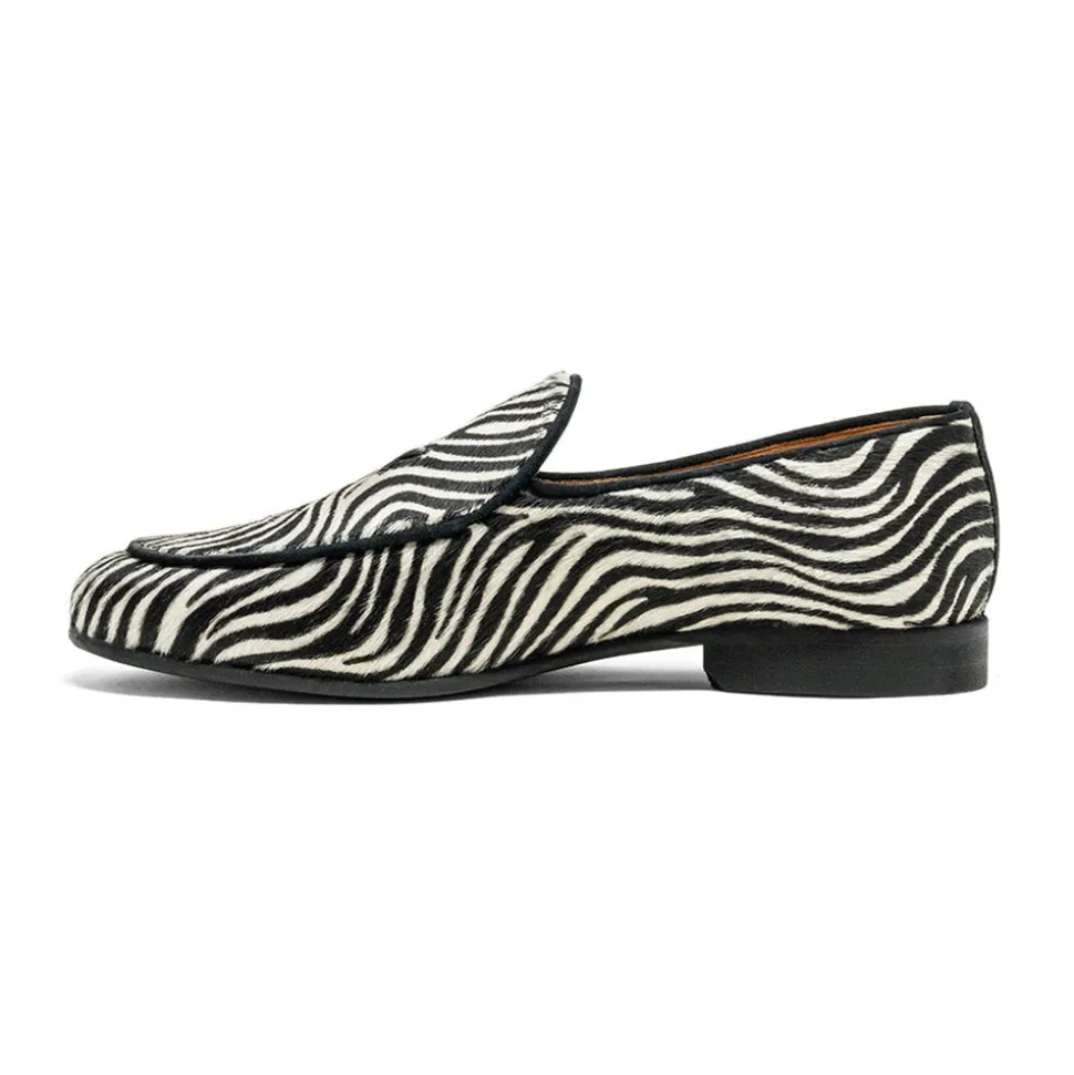 Women's Zebra Print Milano Loafer
