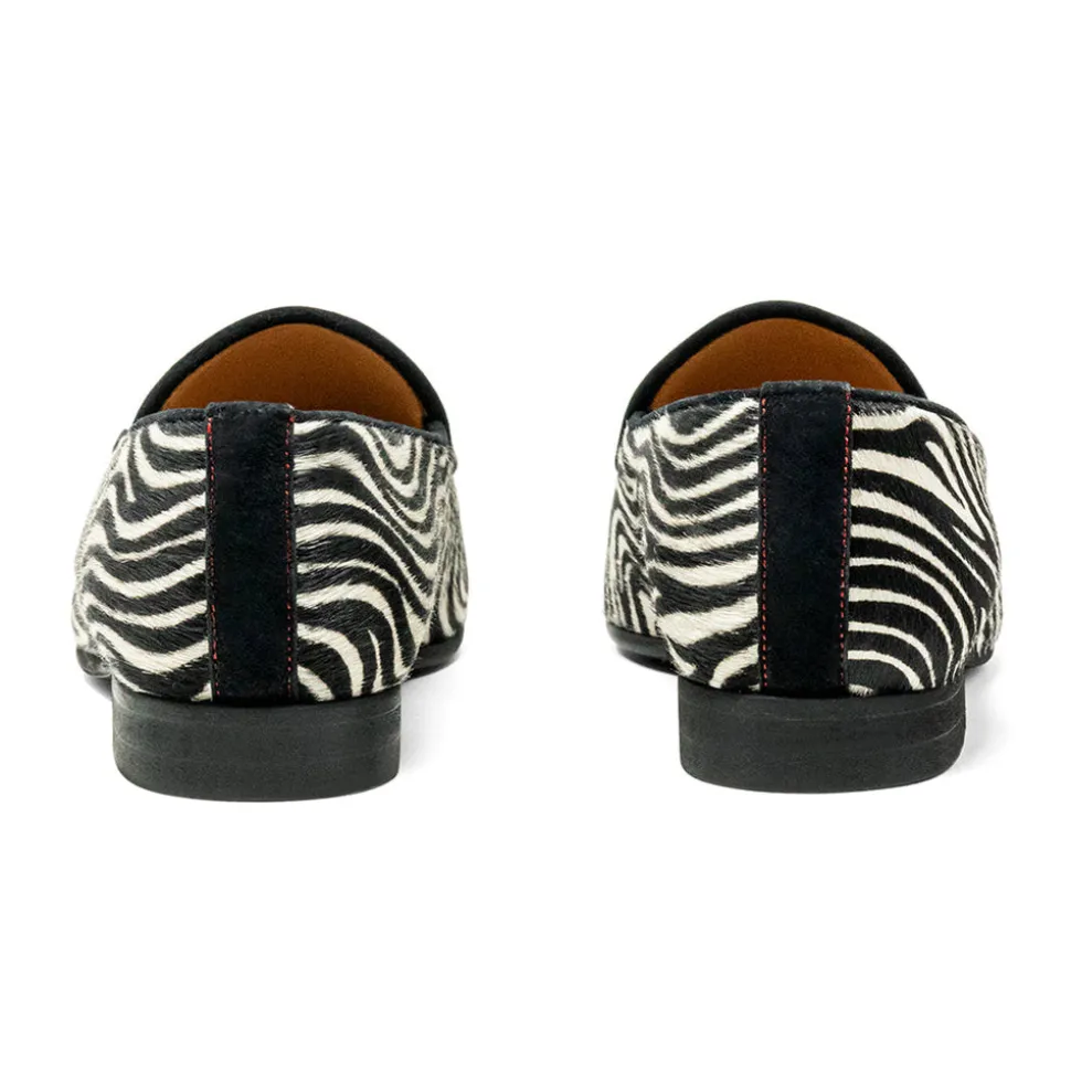 Women's Zebra Print Milano Loafer