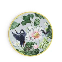 Wonderlust Waterlily Plate Coupe 7.8"