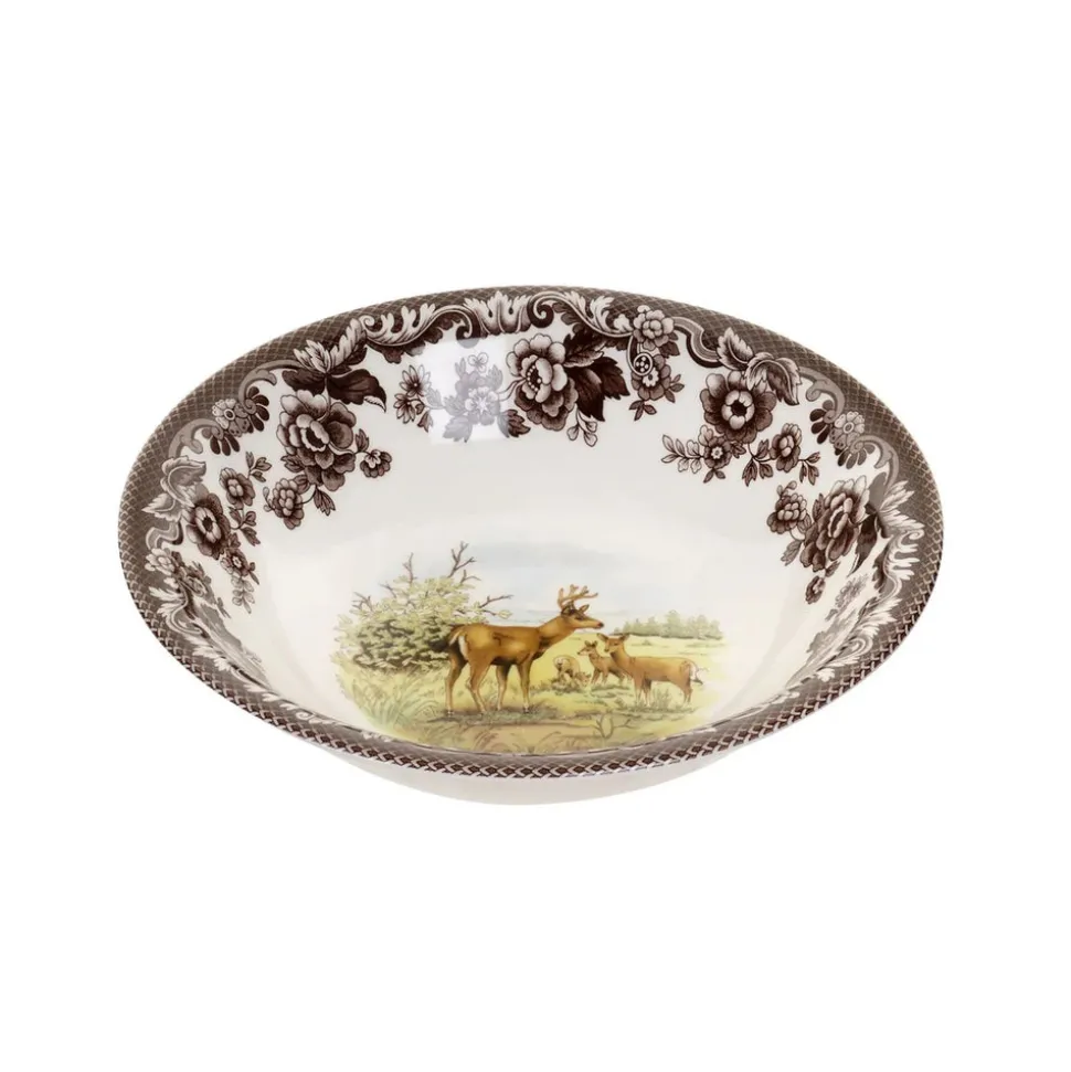 Woodland Ascot Cereal Bowl with Mule Deer