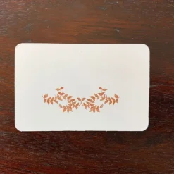 Woodland Leaves Place Cards