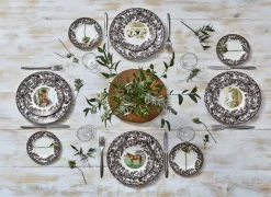 Woodland Salad Plate with Paint