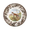 Woodland Salad Plate with Red Fox