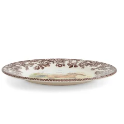 Woodland Salad Plate with American Quarter