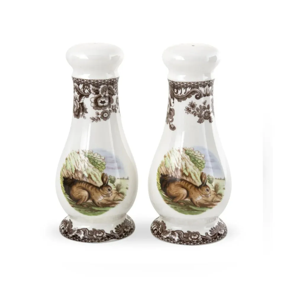 Woodland Salt & Pepper with Shakers Rabbit