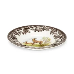 Woodland Soup Plate with Deer