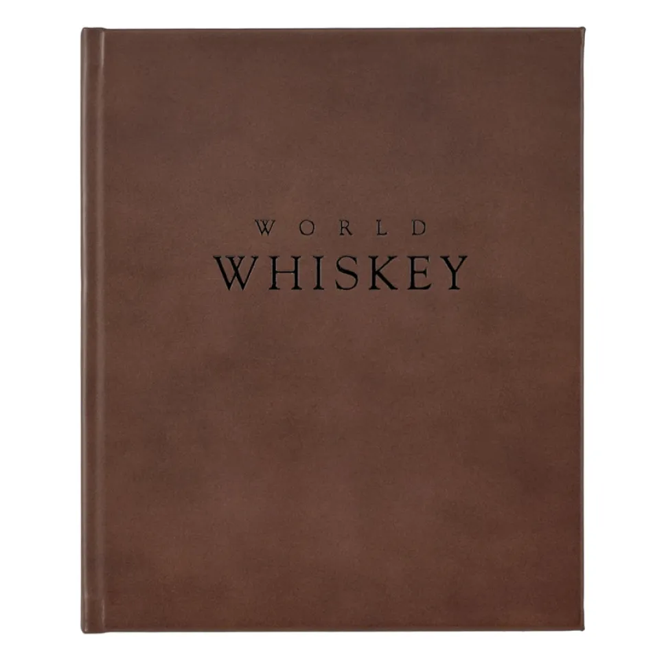 World Whiskey Book in Bonded Leather