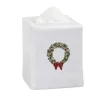 Wreath Snow Tissue Box Cover