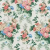 Wycombe Park Fabric in Red & Blue