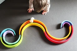 XL Wooden Stacking Rainbow Playset