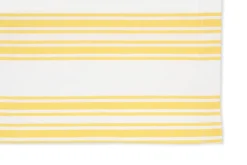 Yellow Stripe Cotton Tablecloth