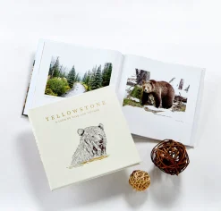 Yellowstone: A Land of Wild and Wonder Bonded Leather
