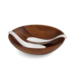 Yin Yang Salad Bowl with Servers