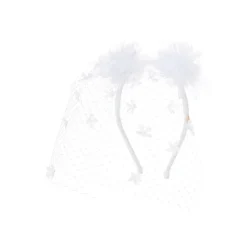 Yosh Flowers Headband With Veil