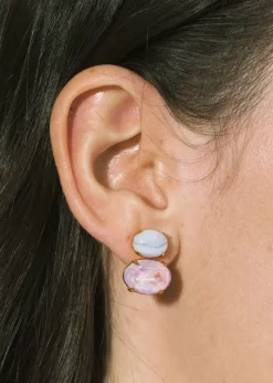 Yvette Earrings in Agate