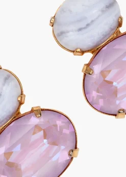 Yvette Earrings in Agate