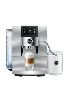 Z10 Fully Automatic Coffee Machine in Aluminum White