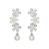 Zaya Earrings in Crystal