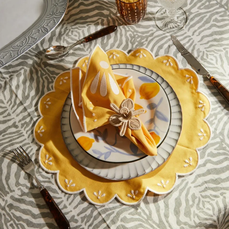 Zebra Grey Tablecloth